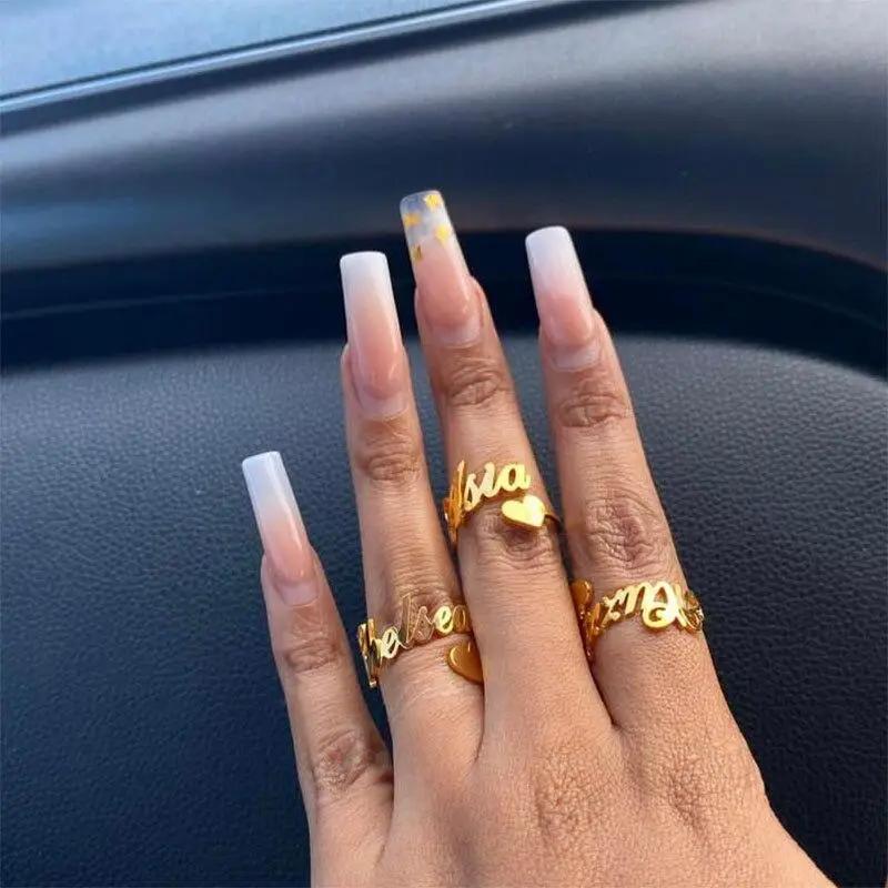Rings Cute Heart Custom Ring KHLOE JEWELS Custom Jewelry