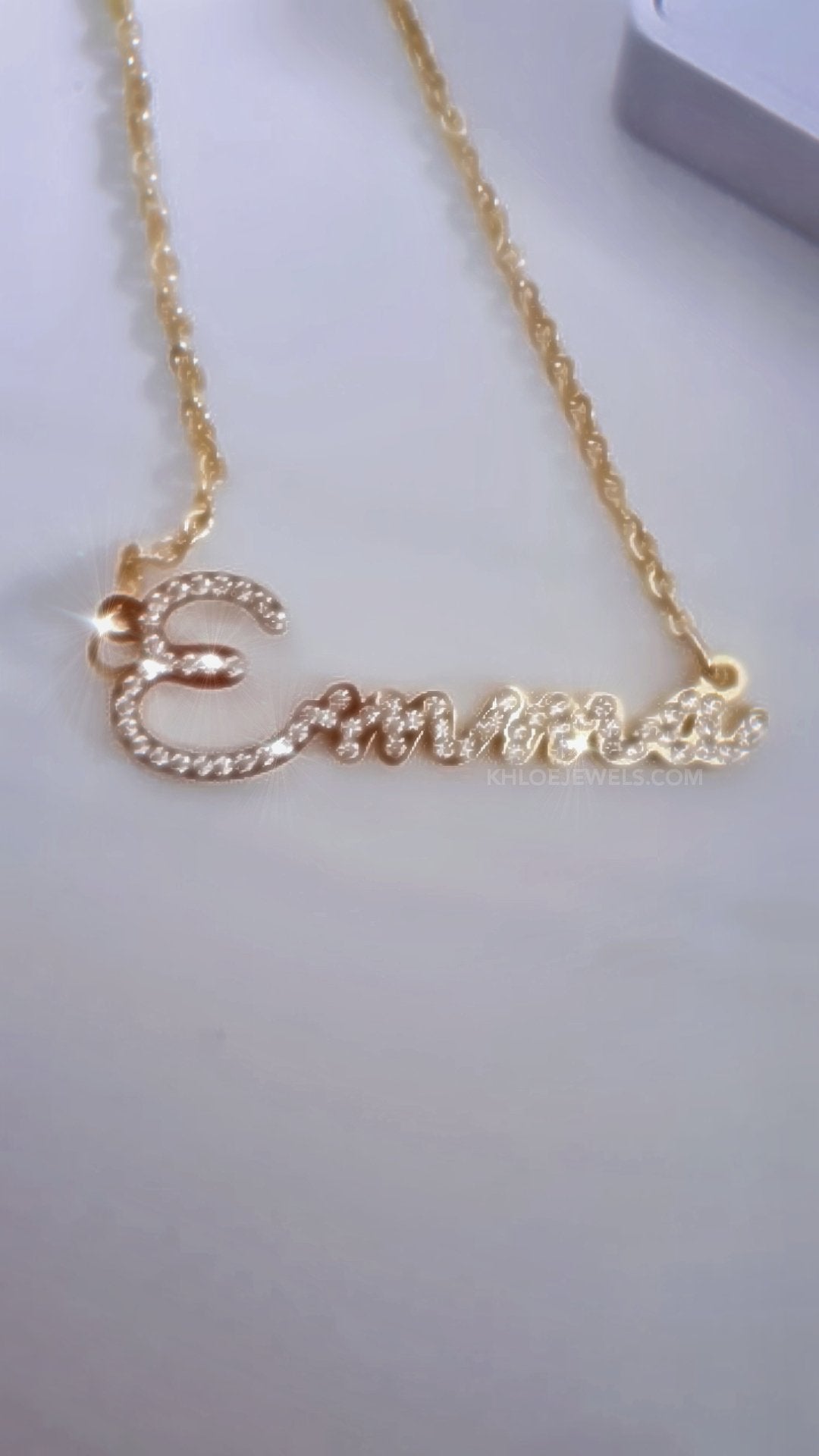 Necklaces CZ Customized Name Necklace KHLOE JEWELS Custom Jewelry