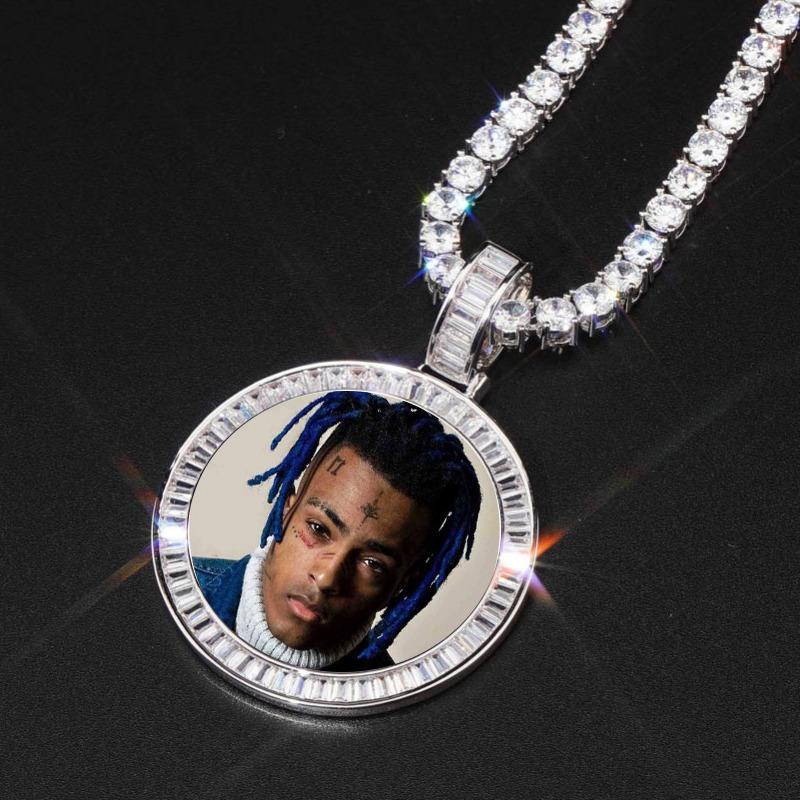 Necklaces Diamond Circle Pendant With Picture KHLOE JEWELS Custom Jewelry