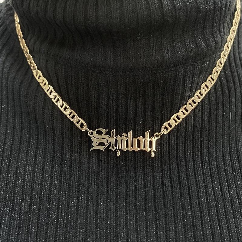 Necklaces Dior Link Custom Name Necklace KHLOE JEWELS Custom Jewelry