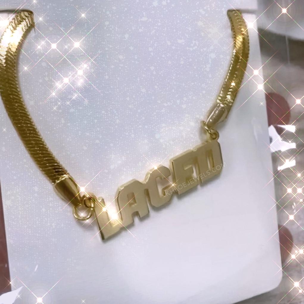 Necklaces Eden Custom Name Necklace ♡ Font Select KHLOE JEWELS Custom Jewelry