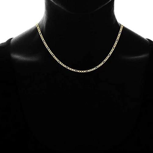 Necklaces Figaro Chain (Dainty) KHLOE JEWELS