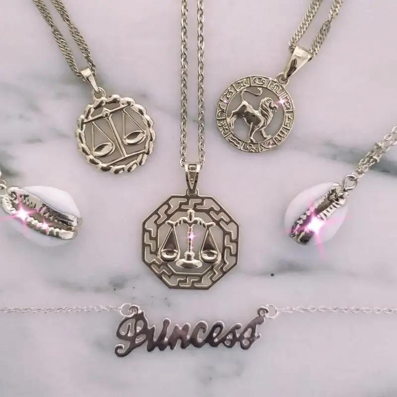 Necklaces Flaming Zodiac Necklace KHLOE JEWELS Sale