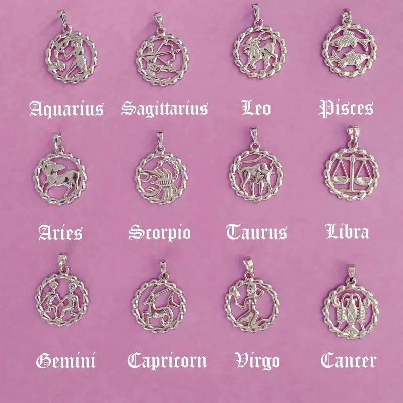 Necklaces Flaming Zodiac Necklace KHLOE JEWELS Sale