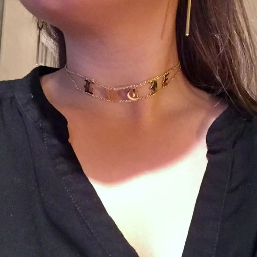 Chokers Gothic Custom Choker KHLOE JEWELS Custom Jewelry