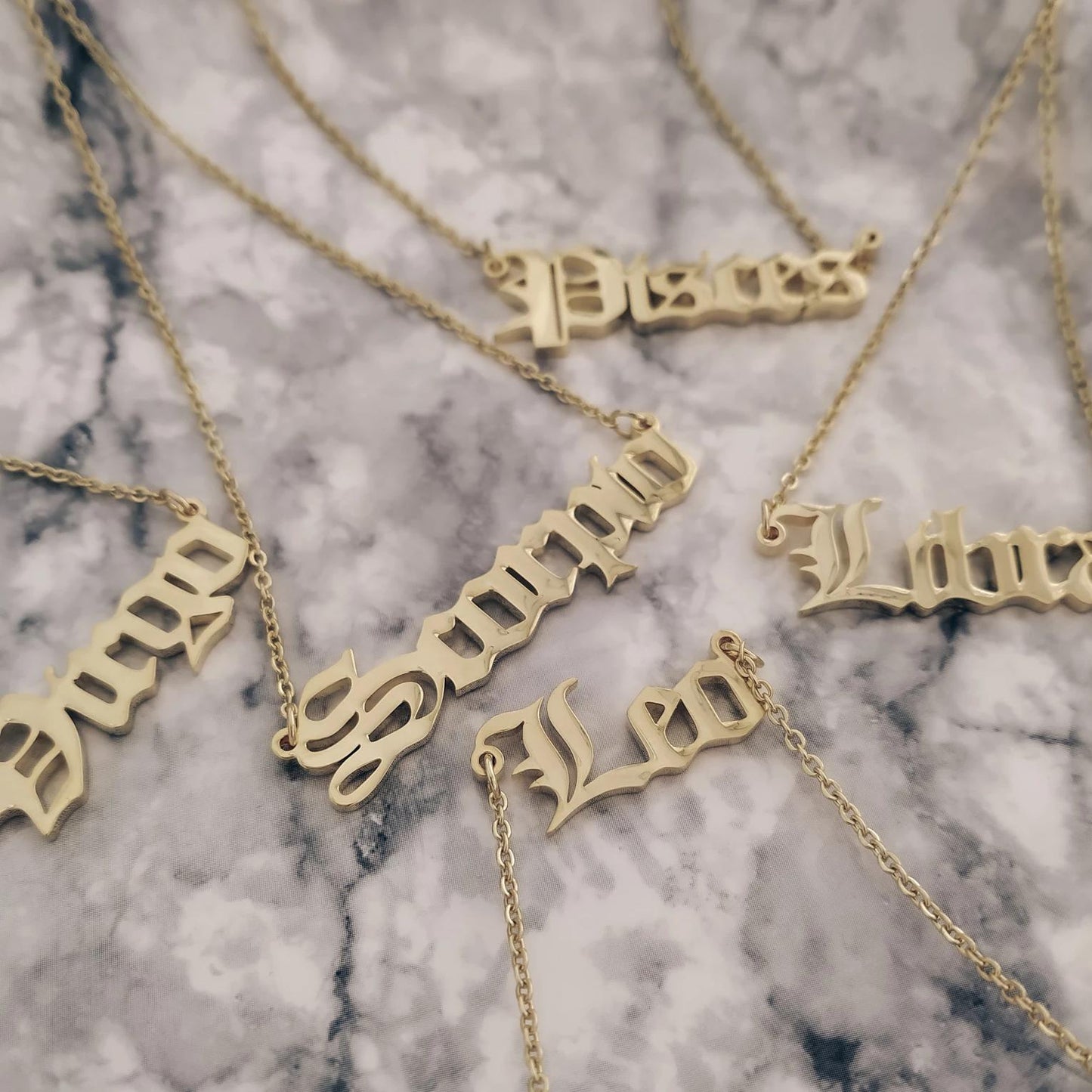 Necklaces Gothic Zodiac Necklace KHLOE JEWELS