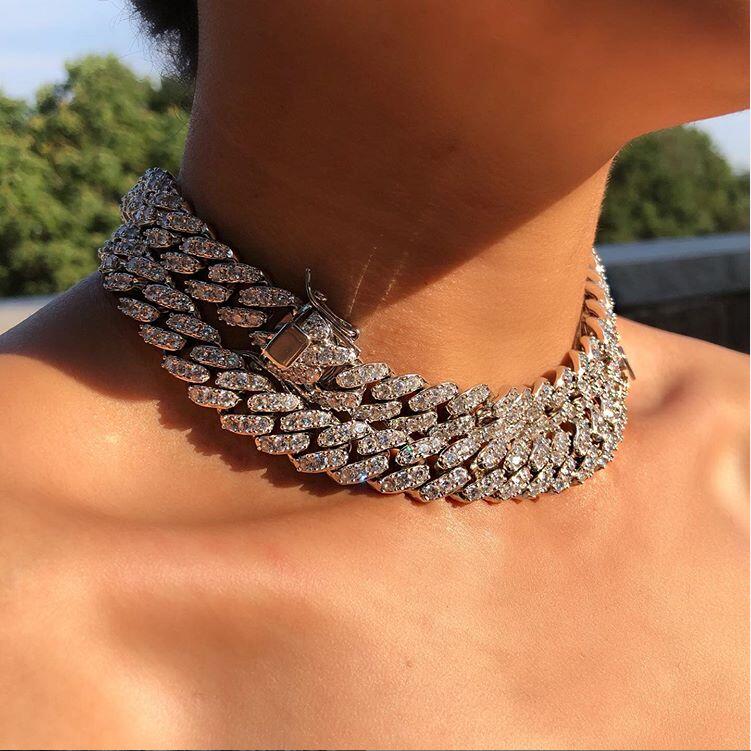 Necklaces Ice Ice Baby Choker Necklace KHLOE JEWELS