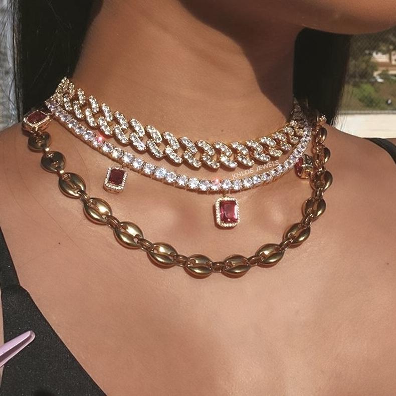 Necklaces Ice Ice Baby Choker Necklace KHLOE JEWELS