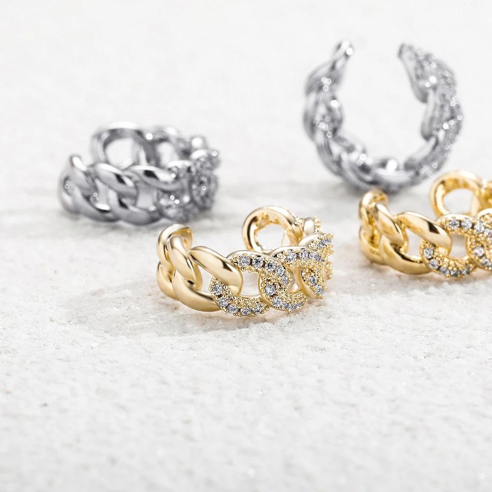 Earrings Iced Out Cuban Earrings KHLOE JEWELS