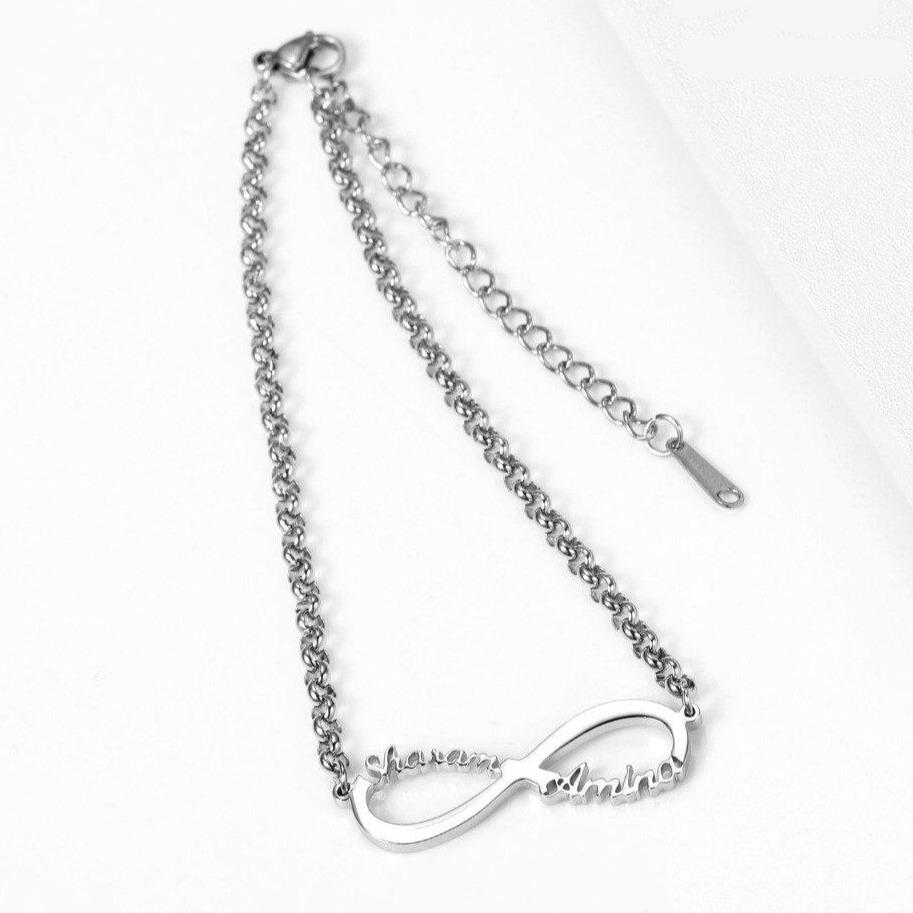 Bracelets Infinity Custom Bracelet / Anklet KHLOE JEWELS Custom Jewelry
