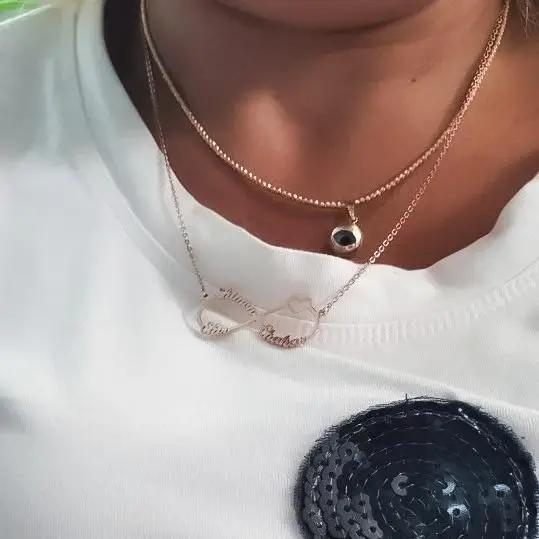 Necklaces Infinity Custom Necklace KHLOE JEWELS Custom Jewelry