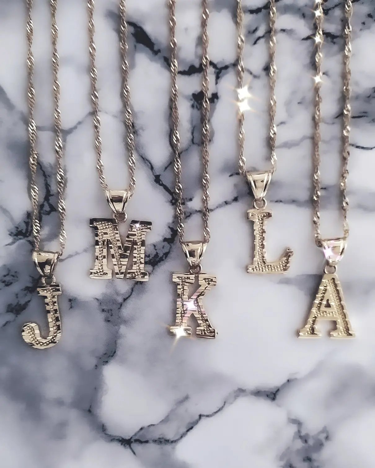 Necklaces Jan Initial Necklace KHLOE JEWELS