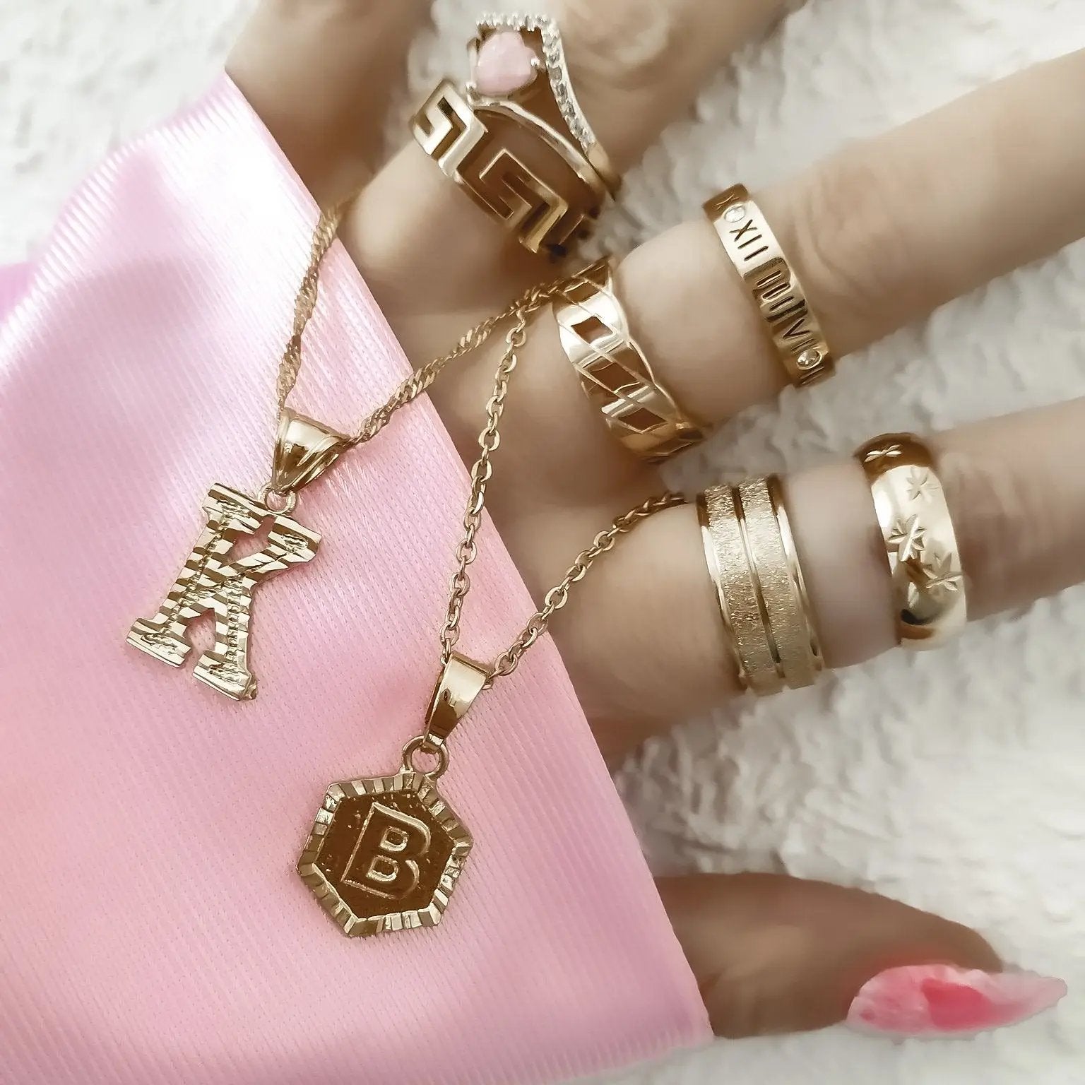 Necklaces Jan Initial Necklace KHLOE JEWELS