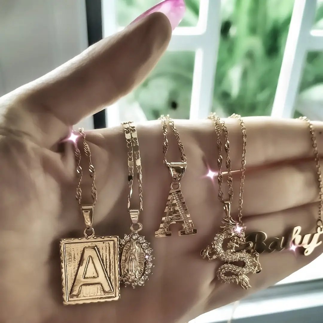 Necklaces Jan Initial Necklace KHLOE JEWELS