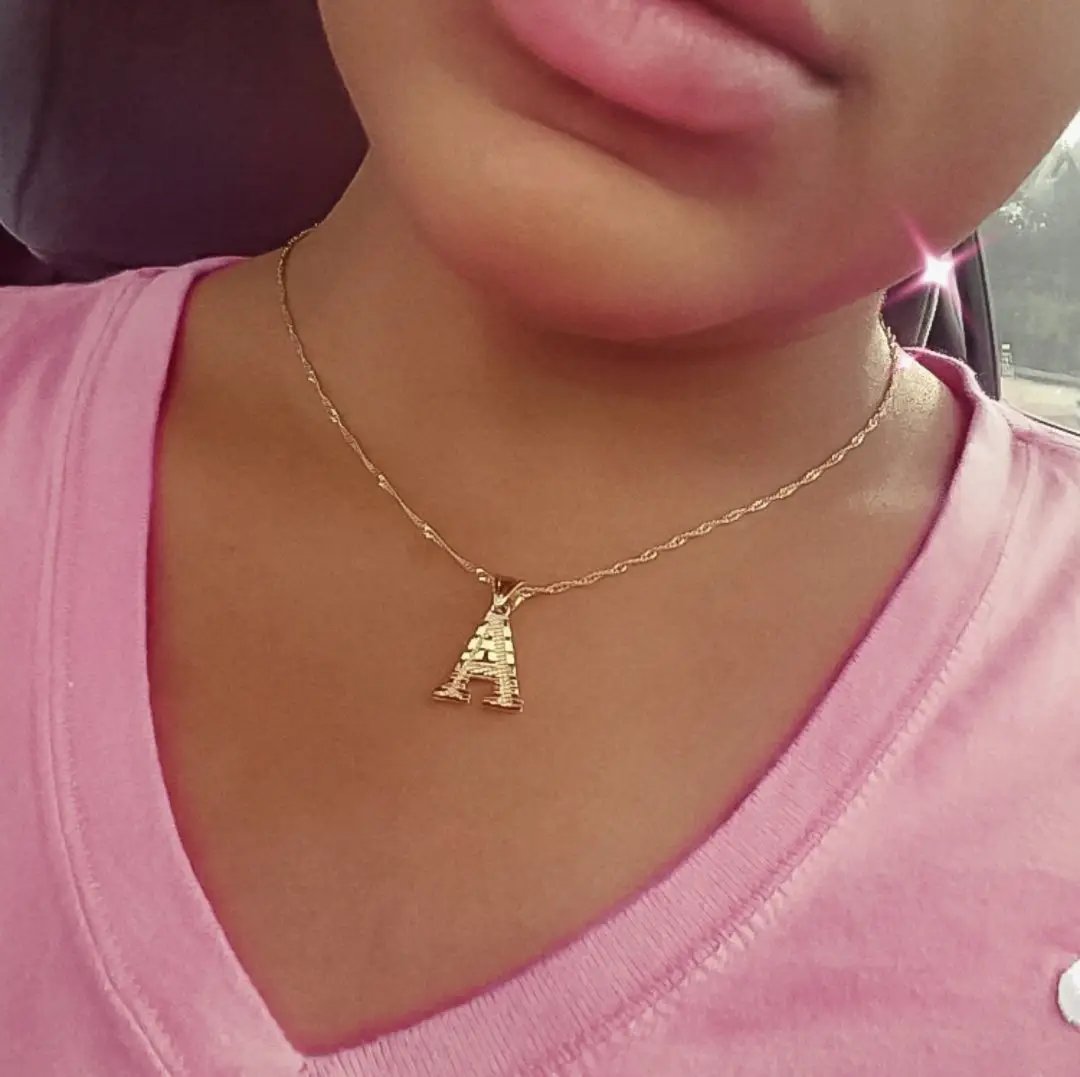 Necklaces Jan Initial Necklace KHLOE JEWELS