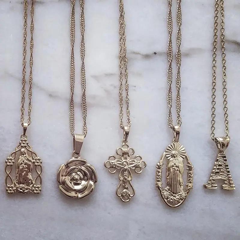 Necklaces Kyrie Cross Necklace KHLOE JEWELS Sale