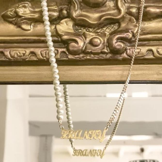 Necklaces Les Perles Custom Name Necklace KHLOE JEWELS Custom Jewelry