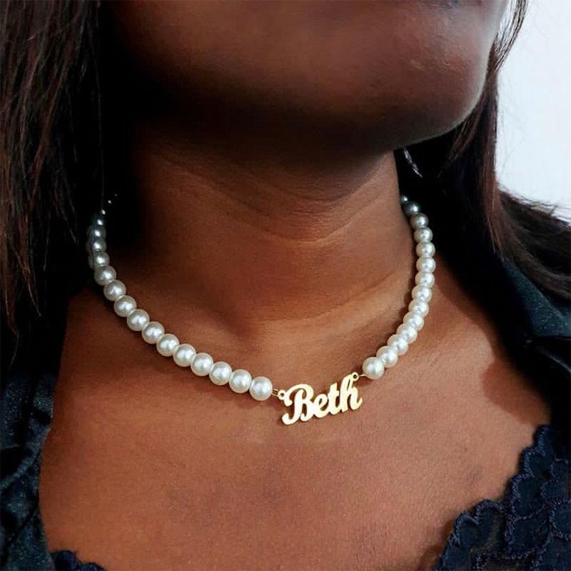 Necklaces Les Perles Custom Name Necklace KHLOE JEWELS Custom Jewelry