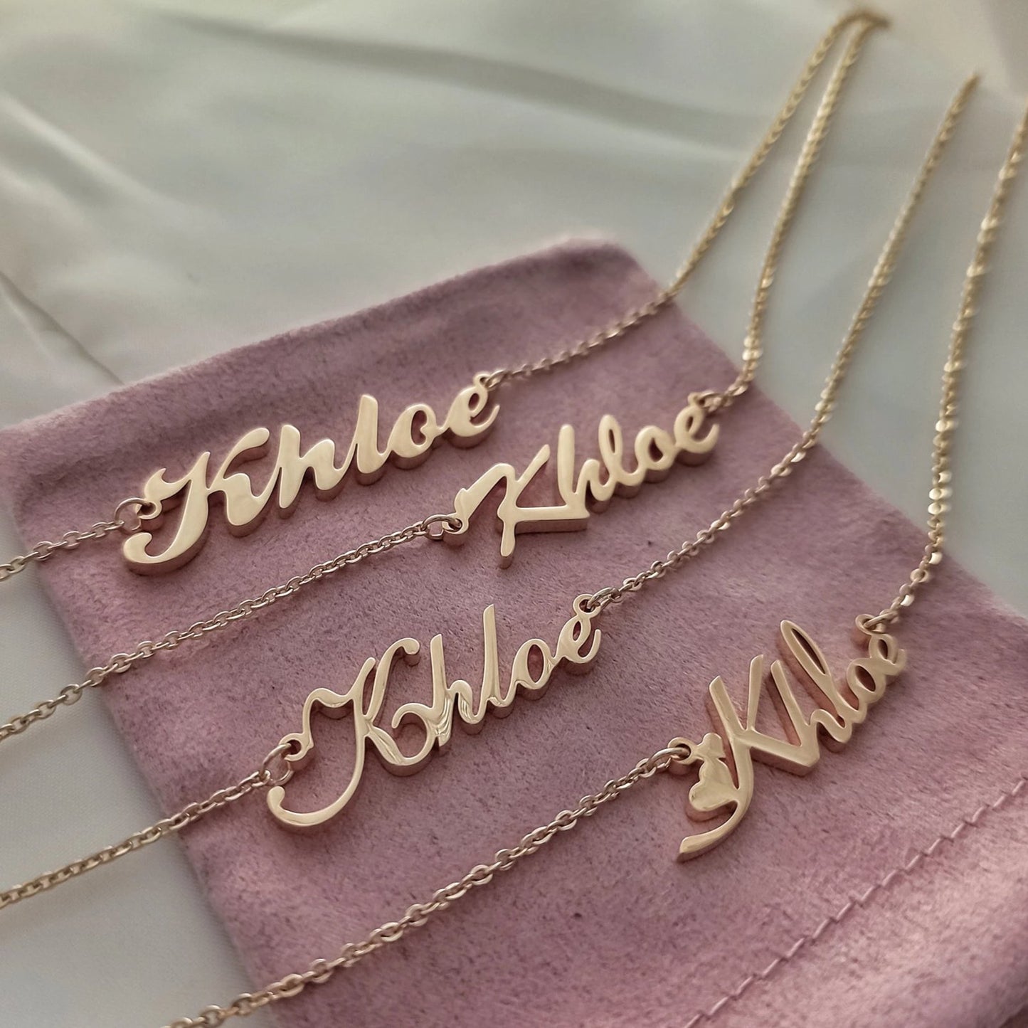Necklaces Mademoiselle Custom Name Necklace KHLOE JEWELS Custom Jewelry