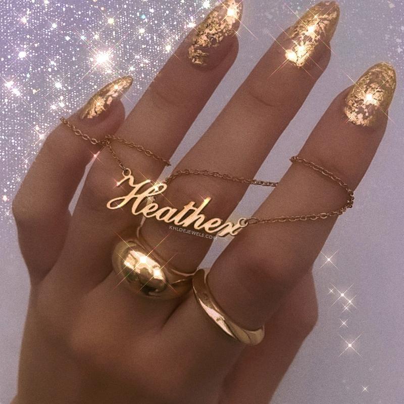 Necklaces Mademoiselle Custom Name Necklace KHLOE JEWELS Custom Jewelry