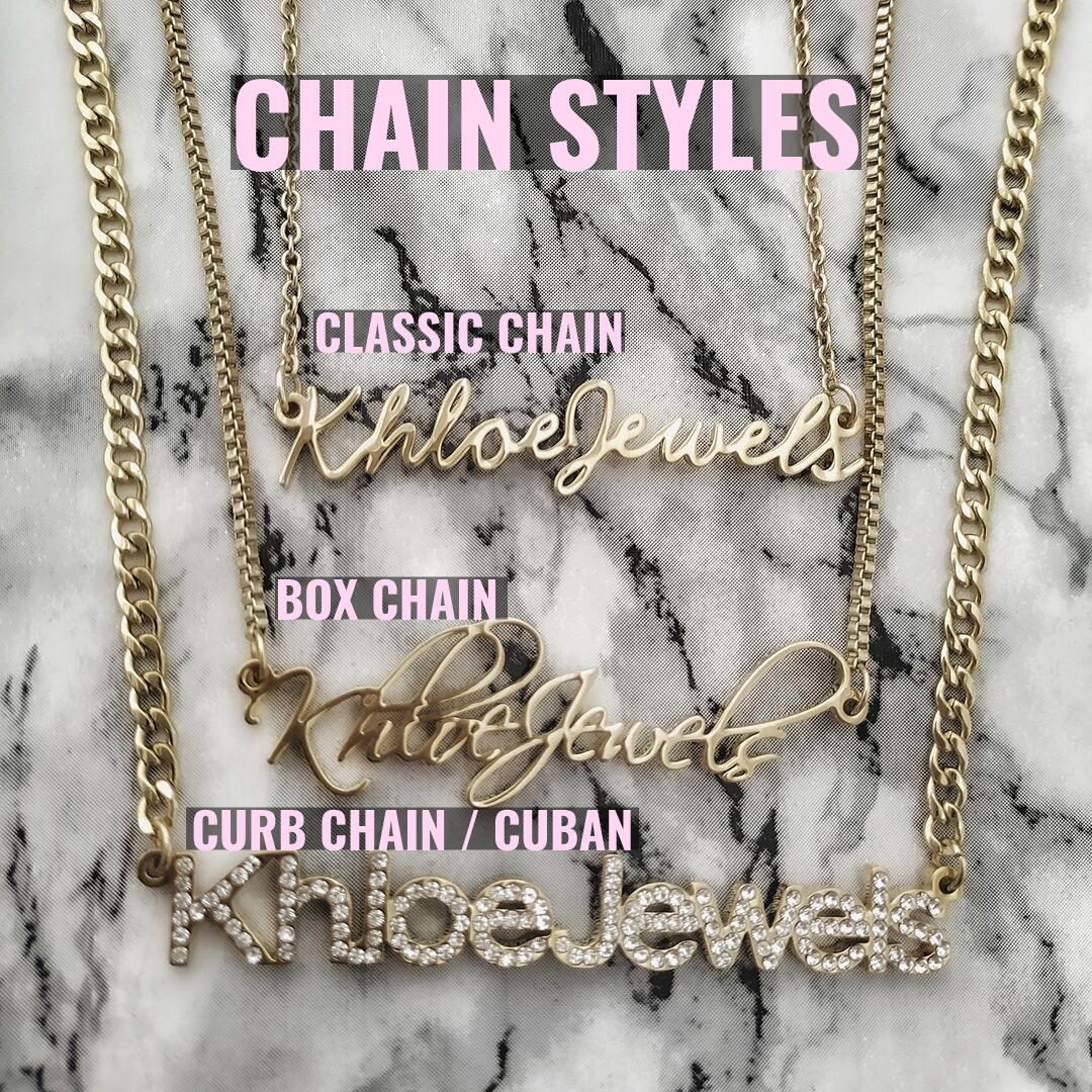 Necklaces Mademoiselle Custom Name Necklace KHLOE JEWELS Custom Jewelry