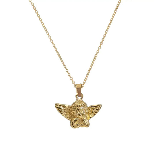 Necklaces Mini Guardian Angel Necklace KHLOE JEWELS