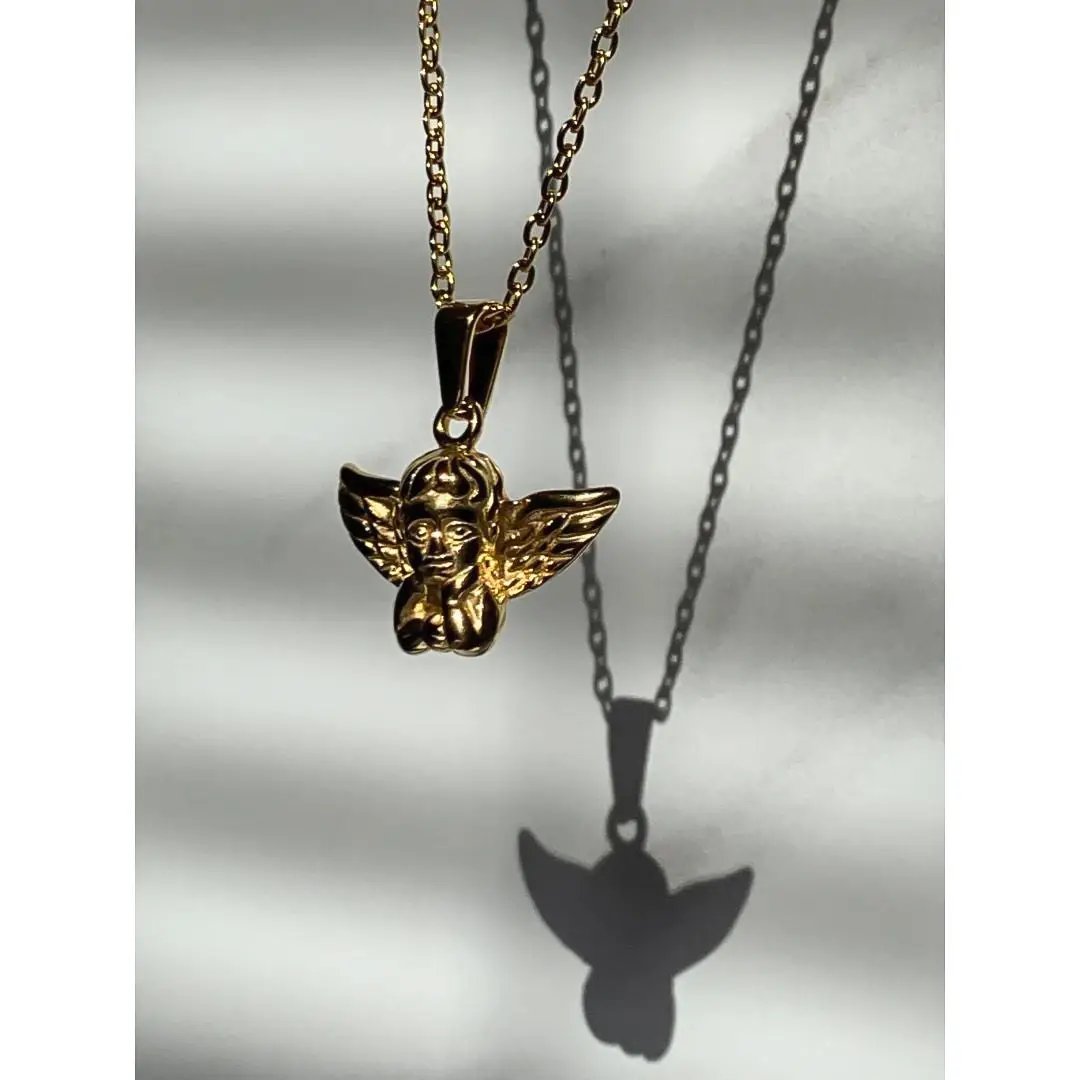 Necklaces Mini Guardian Angel Necklace KHLOE JEWELS