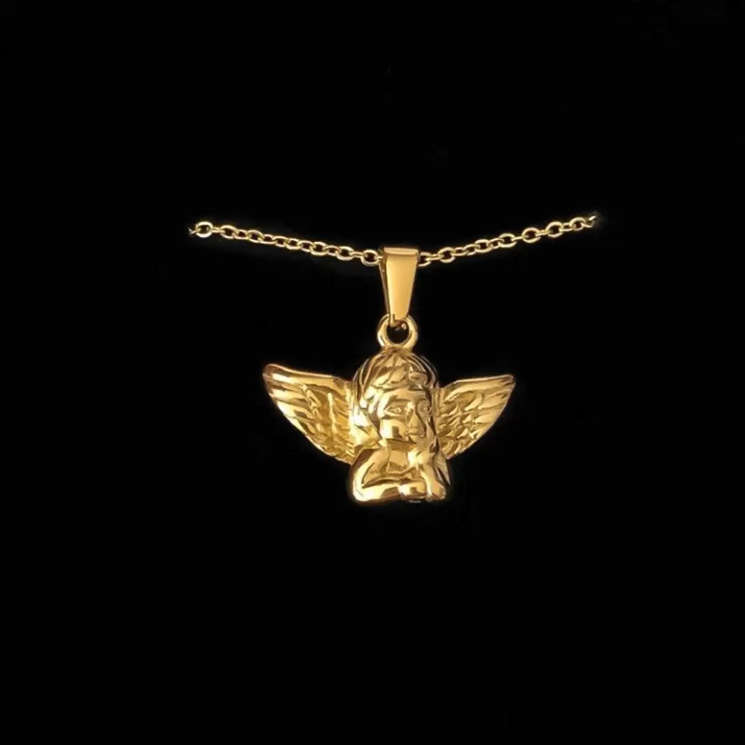 Necklaces Mini Guardian Angel Necklace KHLOE JEWELS