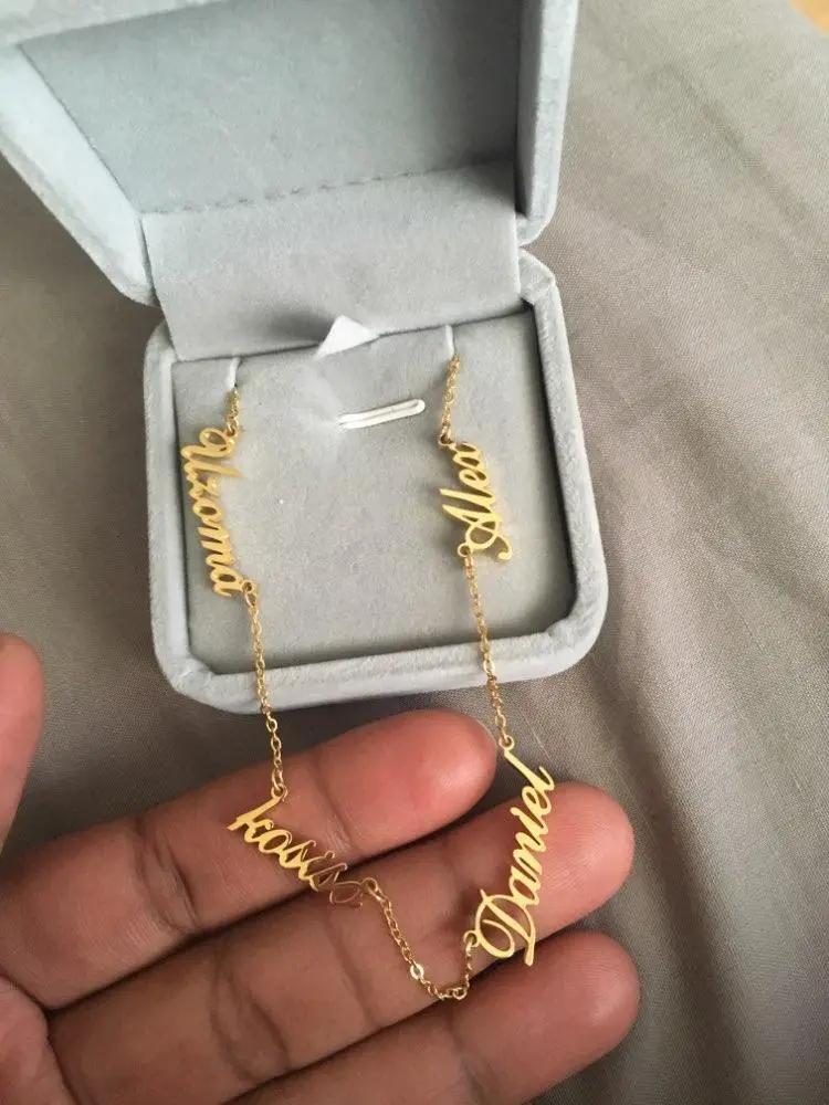Necklaces Multi Name Custom Choker KHLOE JEWELS Custom Jewelry