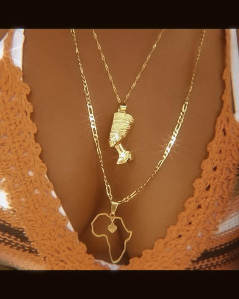 Necklaces Nefertiti Necklace KHLOE JEWELS