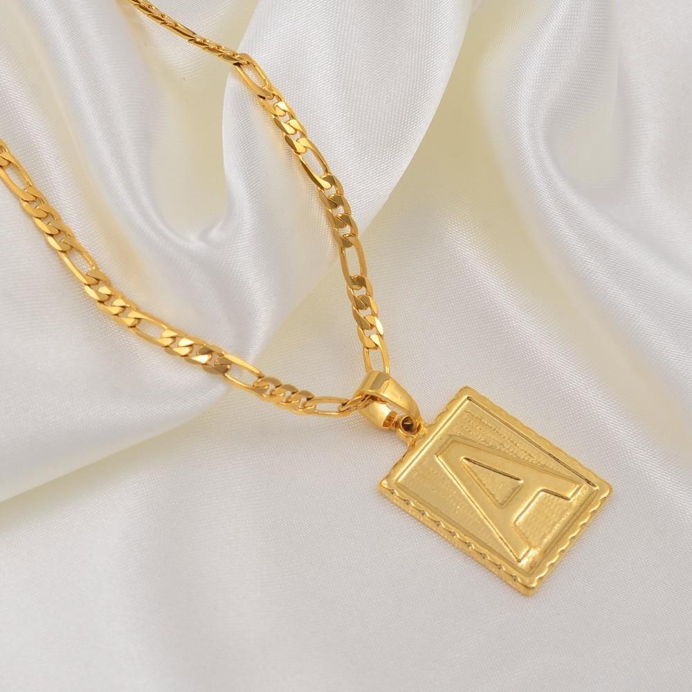 Noble Initial Figaro Necklace KHLOE JEWELS Sale
