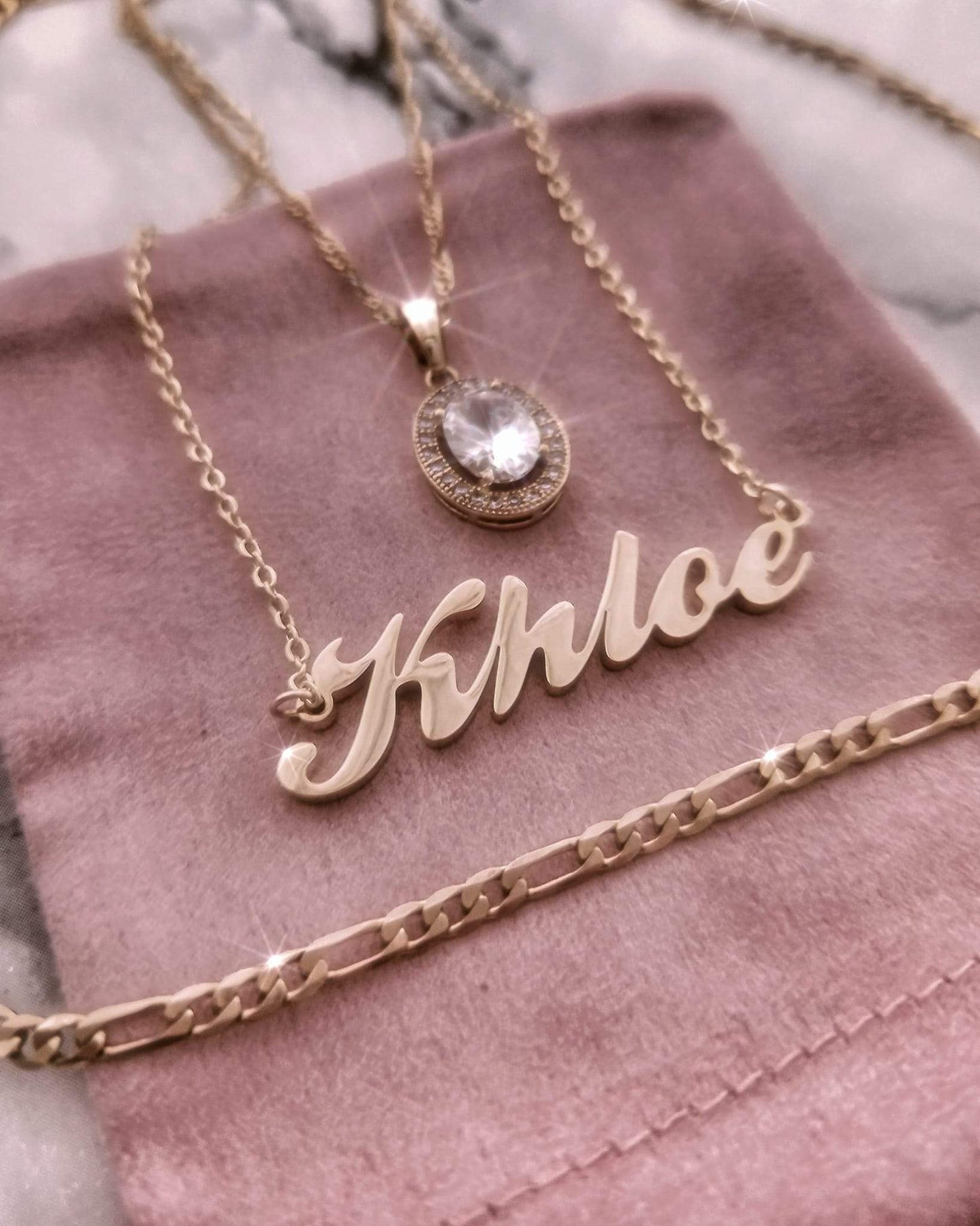 Necklaces Pretty Customized Name Necklace KHLOE JEWELS Custom Jewelry