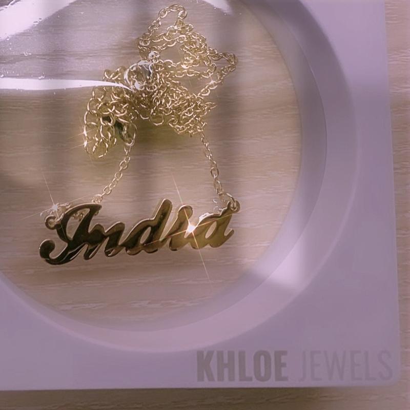 Necklaces Pretty Customized Name Necklace KHLOE JEWELS Custom Jewelry