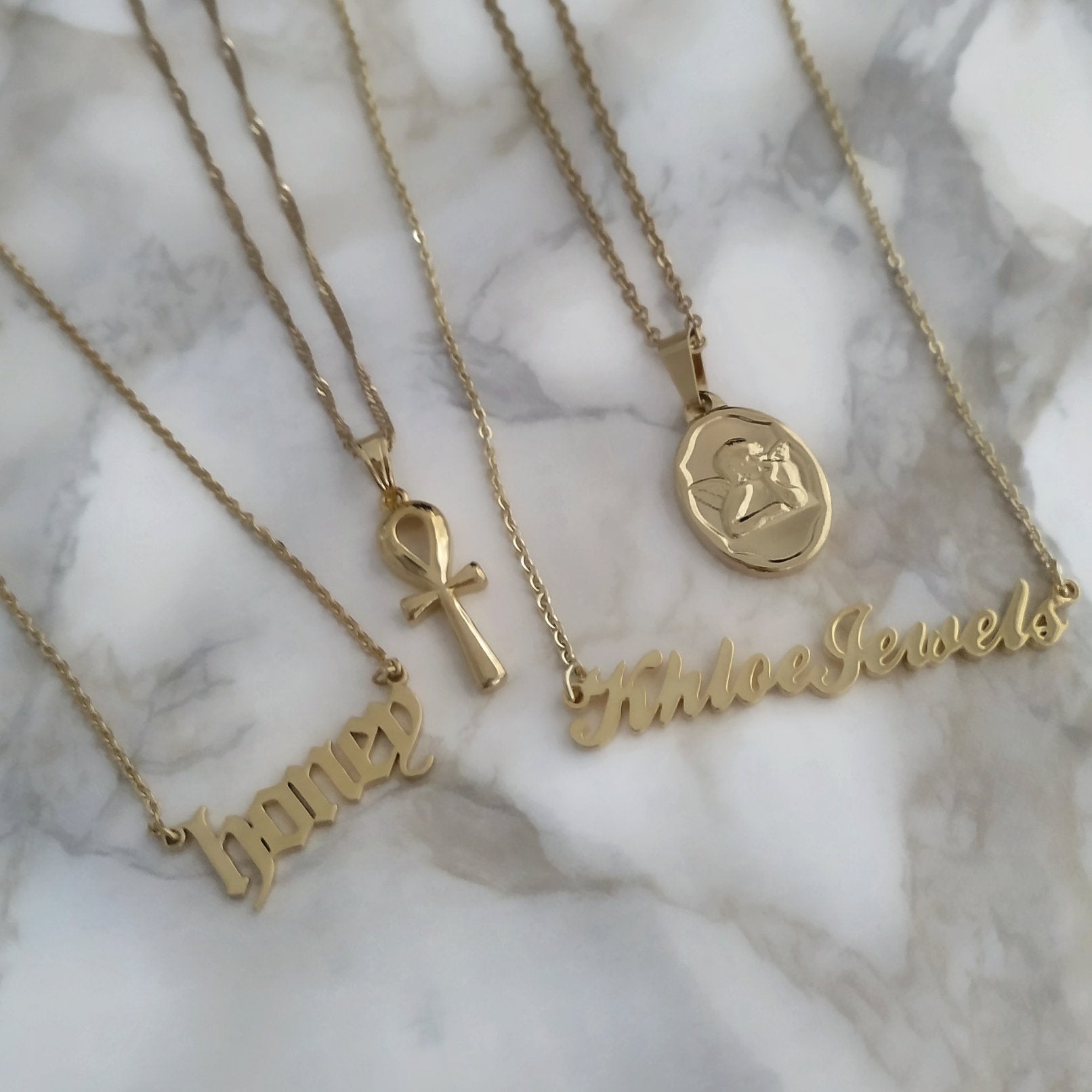 Necklaces Pretty Customized Name Necklace KHLOE JEWELS Custom Jewelry