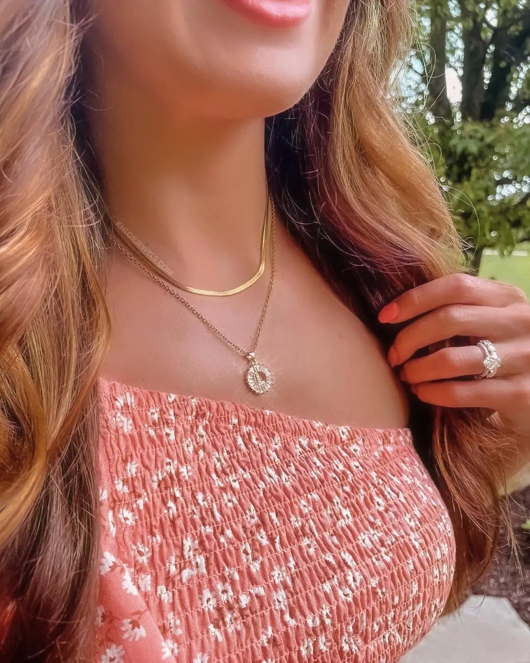 Necklaces Ra CZ Initial Necklace KHLOE JEWELS