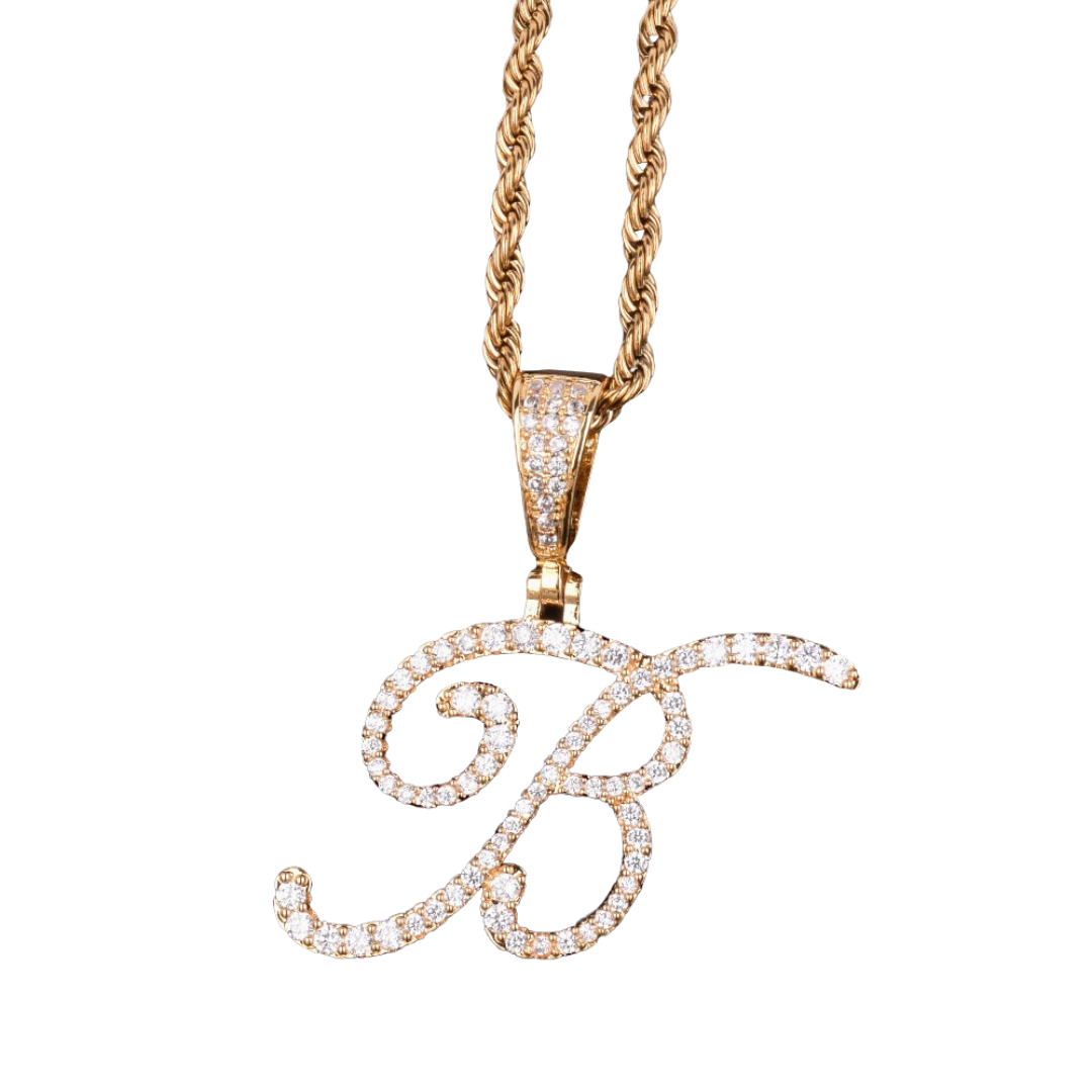 Necklaces Riviera CZ Initial Necklace KHLOE JEWELS