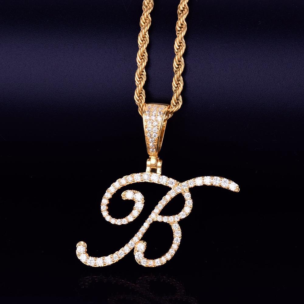 Necklaces Riviera CZ Initial Necklace KHLOE JEWELS