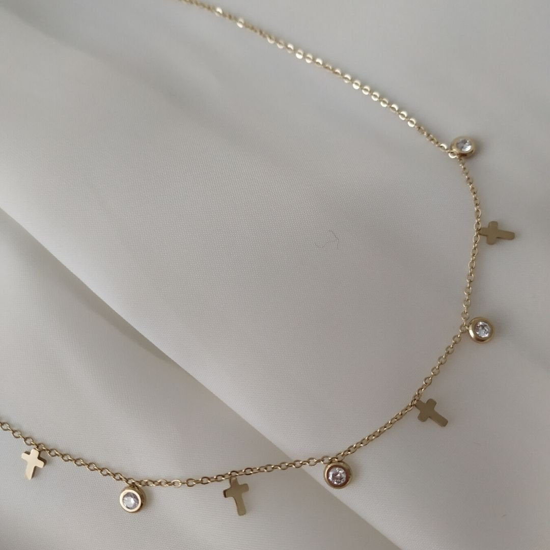 Necklaces Salvation CZ Necklace KHLOE JEWELS