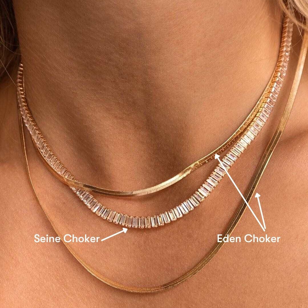 Chokers Seine Choker (14 inch) KHLOE JEWELS