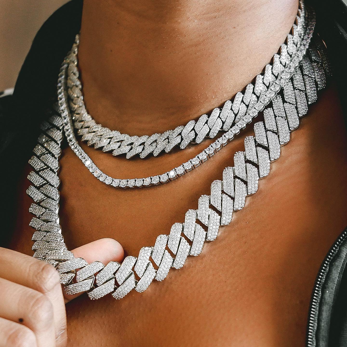 Necklaces Shakur CZ Choker Necklace KHLOE JEWELS