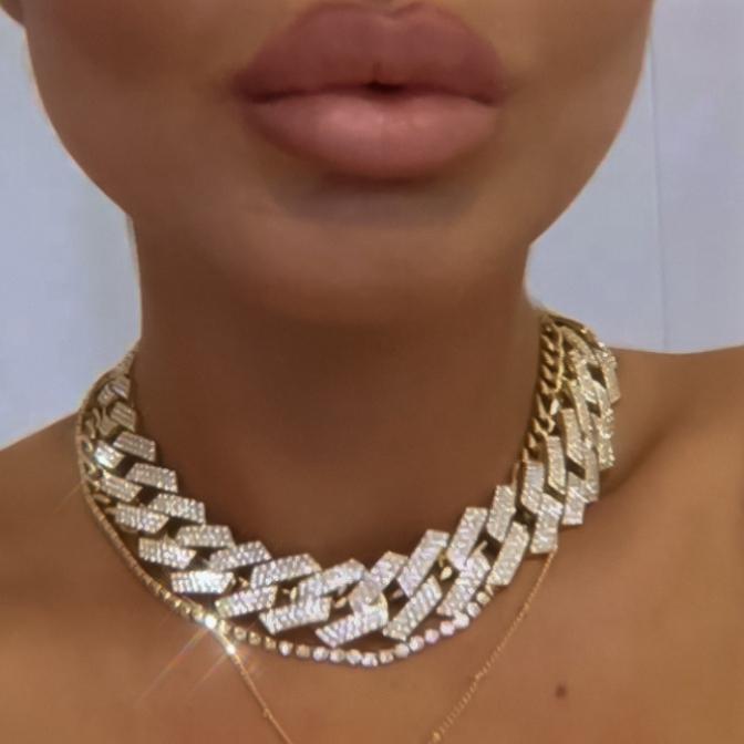 Necklaces Shakur CZ Chunky Necklace KHLOE JEWELS