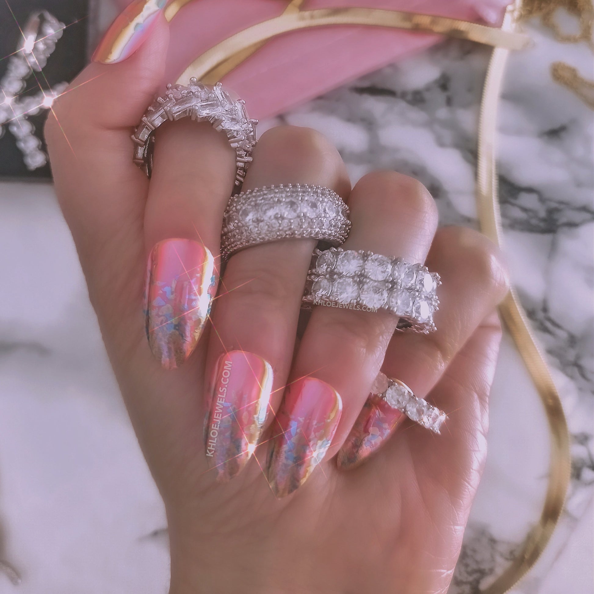 Rings Shoko CZ Double Ring KHLOE JEWELS