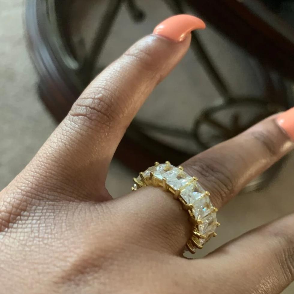 Rings Sublime Eternity Band CZ Ring KHLOE JEWELS