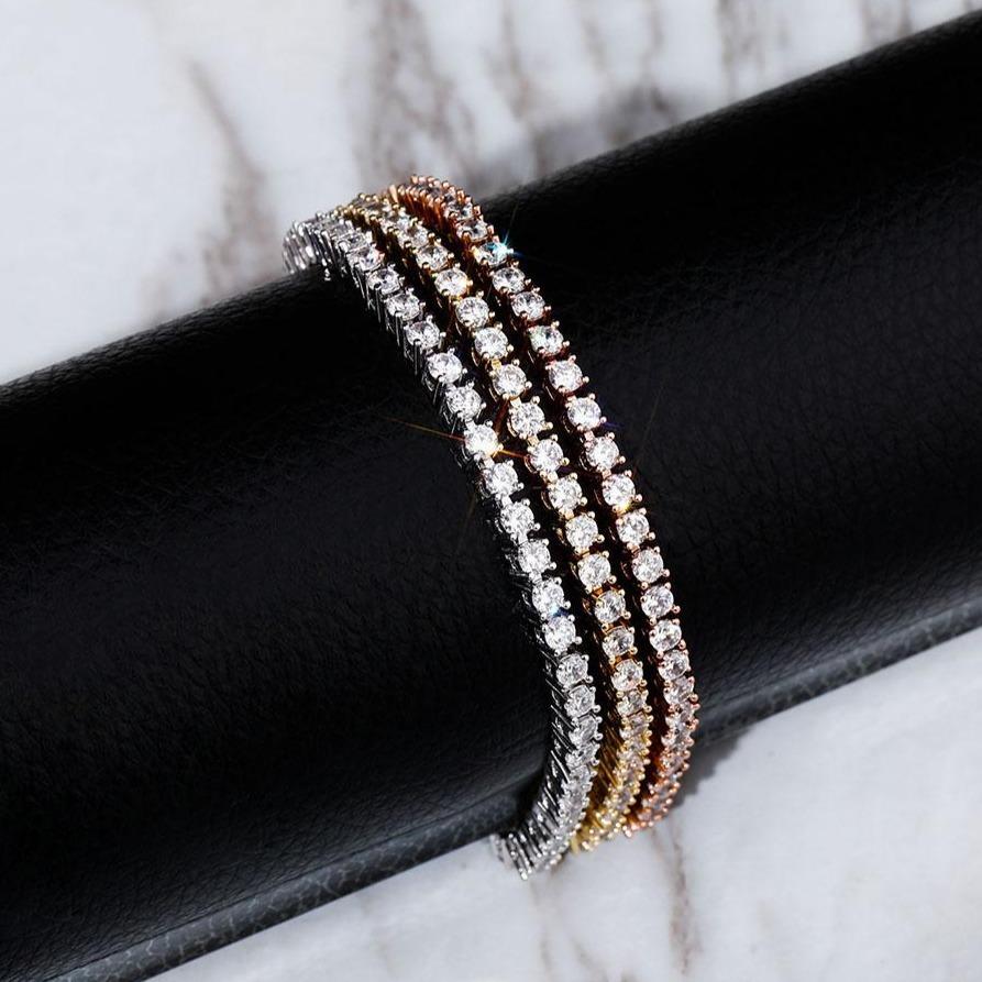 Anklets Tennis Chain Anklet KHLOE JEWELS