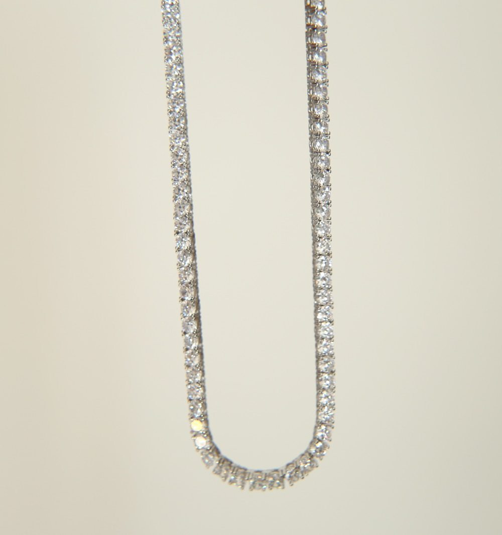 Chokers Tennis Chain Choker KHLOE JEWELS