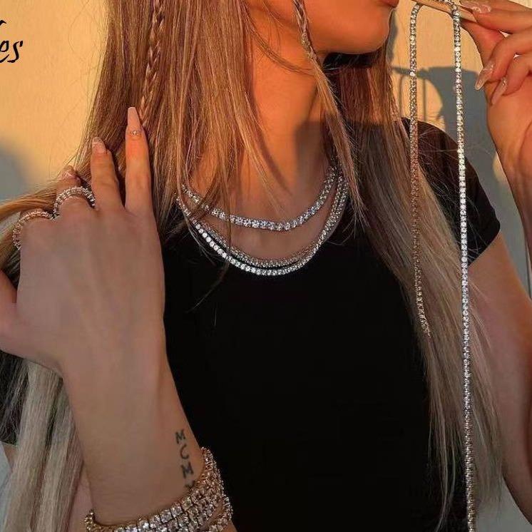 Necklaces Tennis Chain KHLOE JEWELS