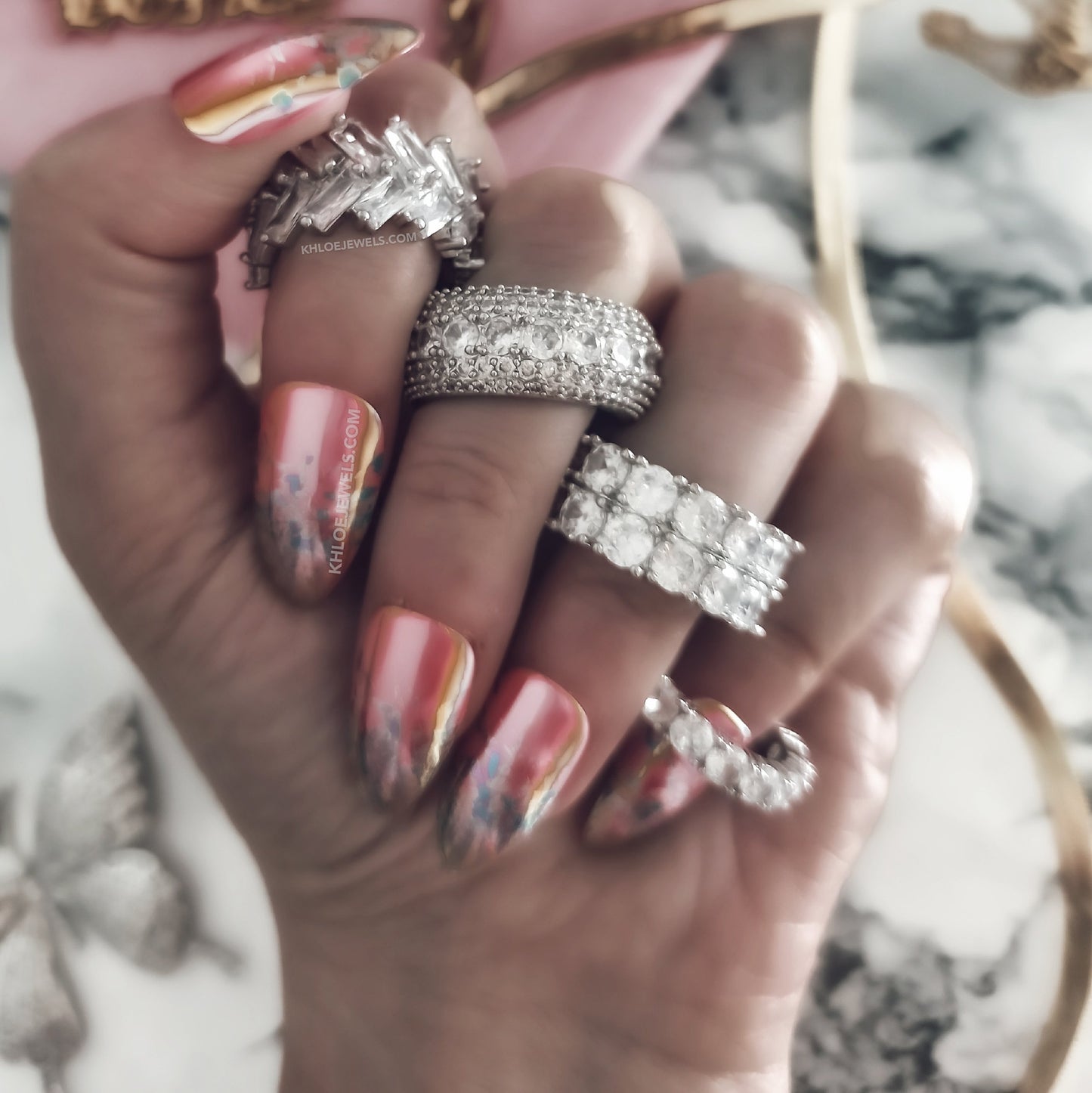 Rings Trocadero CZ Ring KHLOE JEWELS