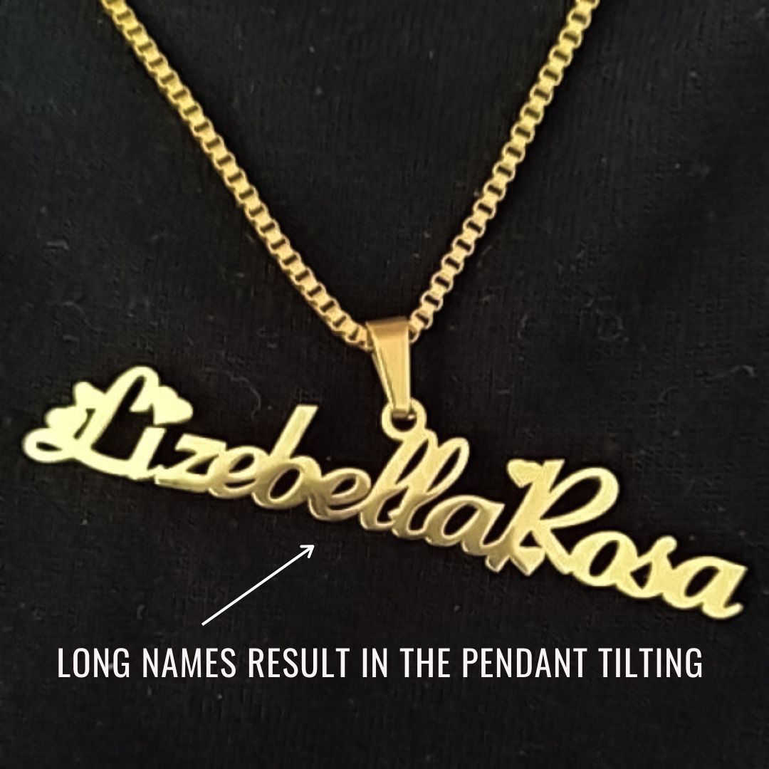 Necklaces Vie Custom Name Box Chain Plunge Necklace KHLOE JEWELS Custom Jewelry