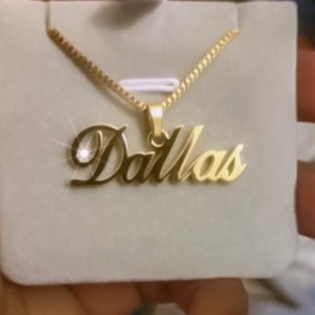 Necklaces Vie Custom Name Box Chain Plunge Necklace KHLOE JEWELS Custom Jewelry