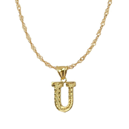 Jan Initial Necklace